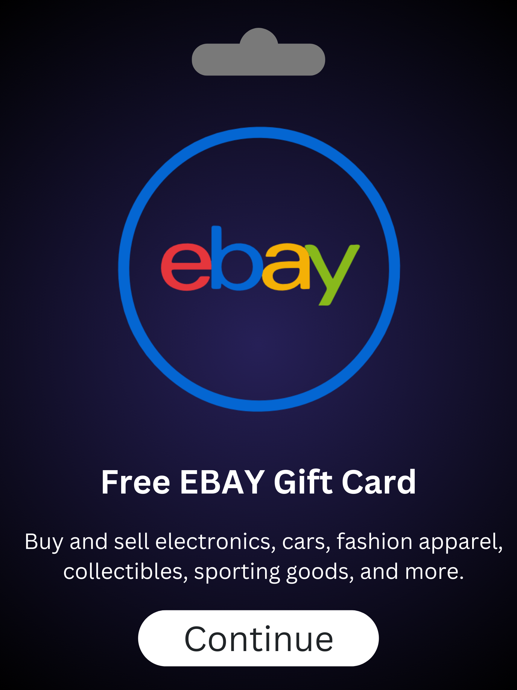 Ebay Gift Card