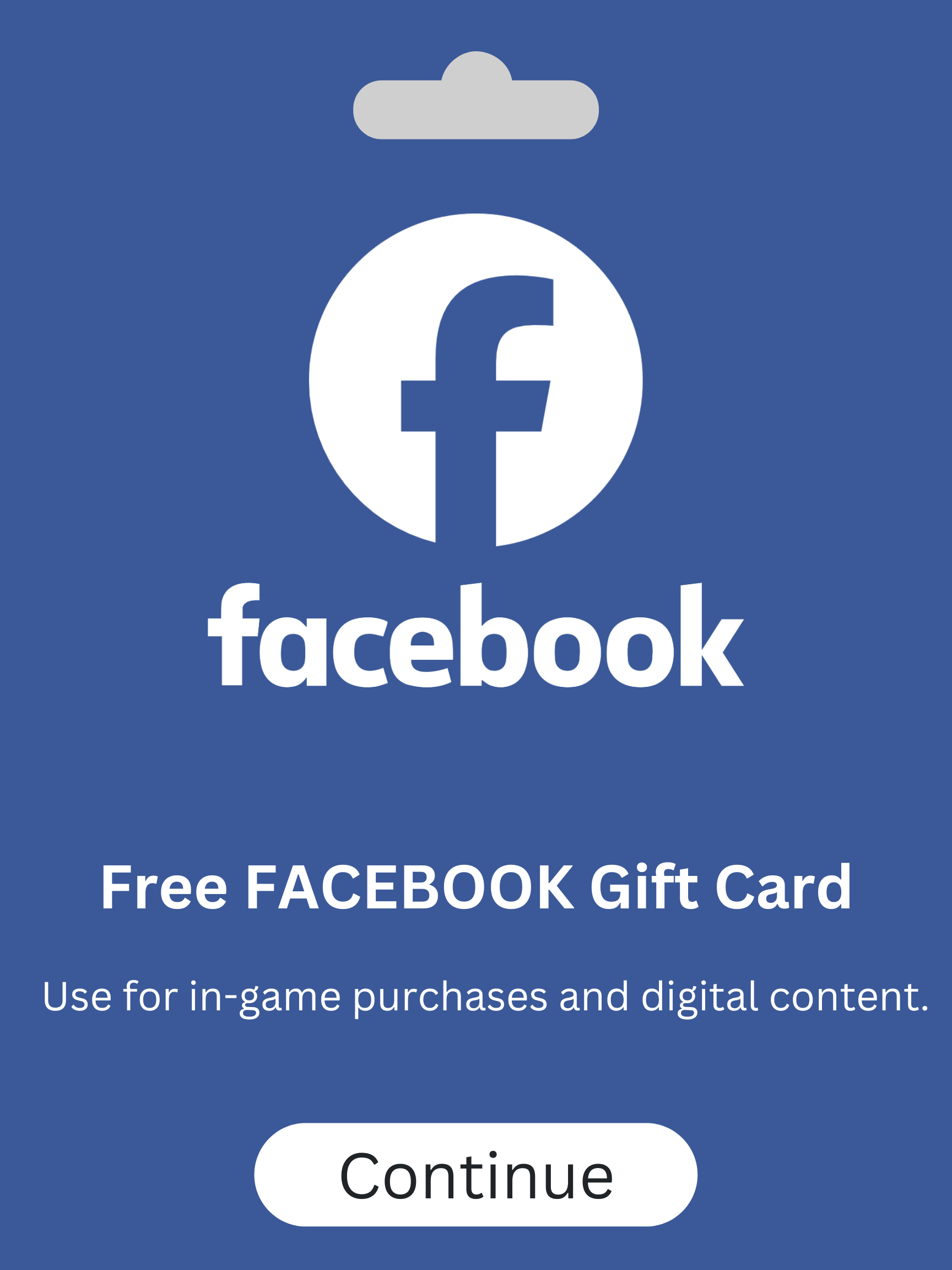 facebook Gift Card