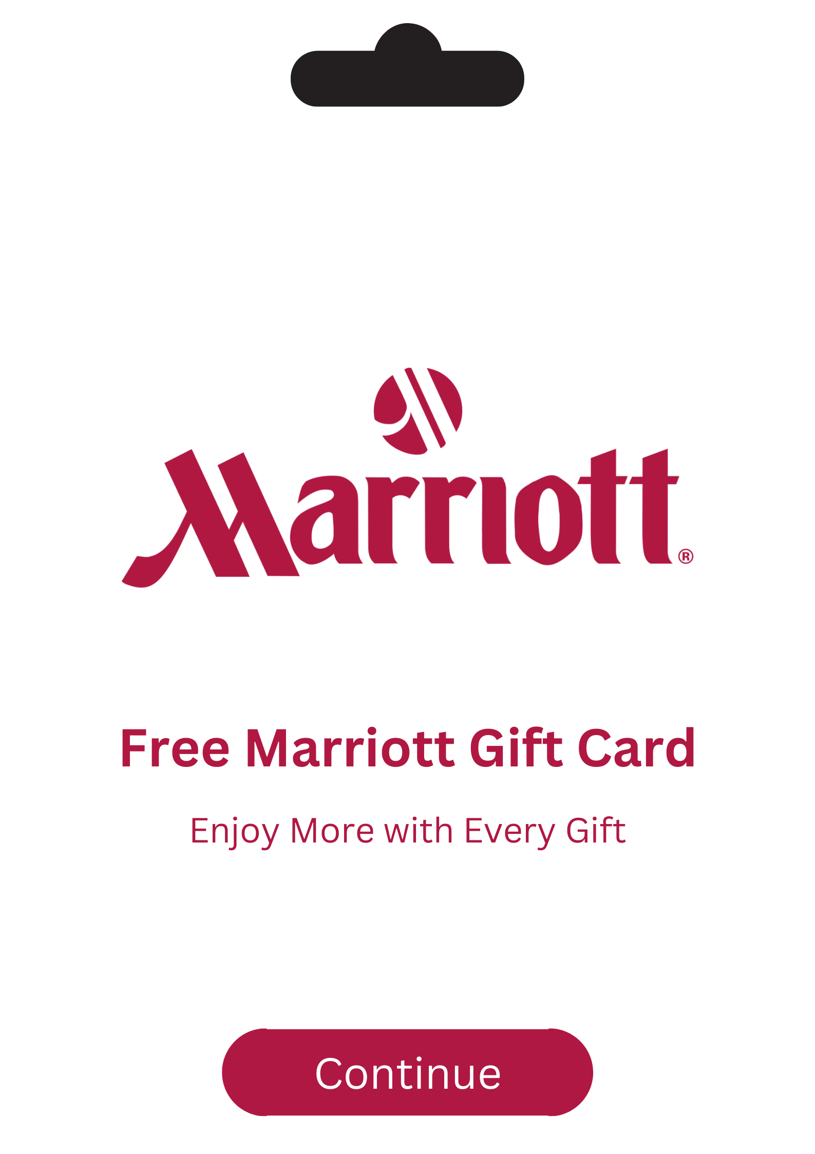 Marriott Gift Card