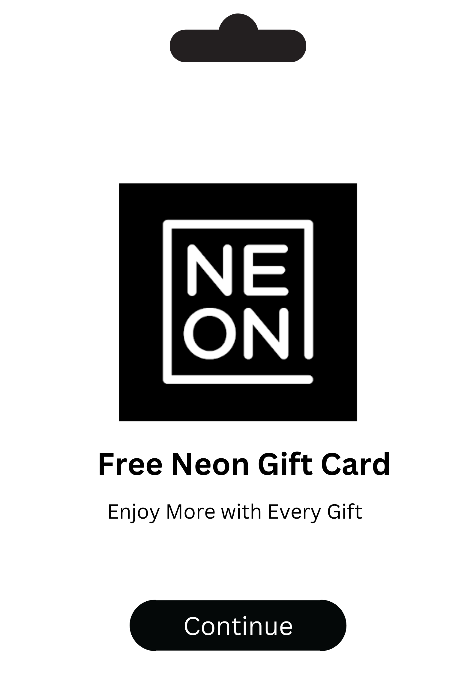 Neon Gift Card